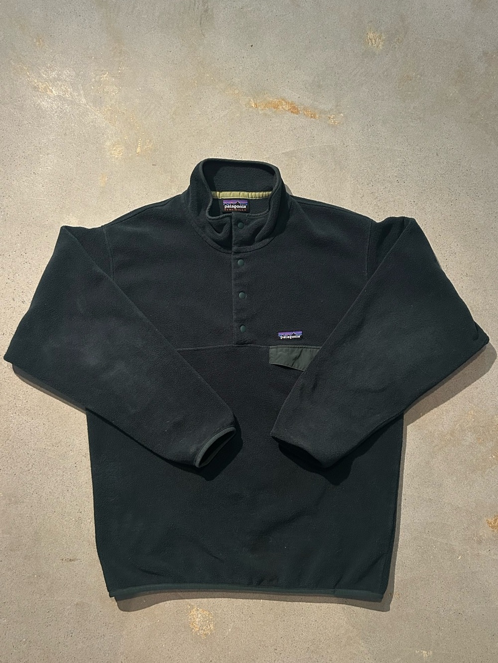 Patagonia Dark Green Women's Snap-Front Fleece Pullover